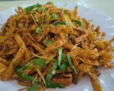 Hình bước làm 4 của món Khô bò chay/ Khô nai chay/ Khô gà chay