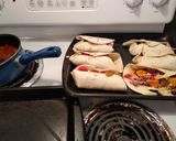 A picture of step 4 of Delicious freaking wraps. 😂.