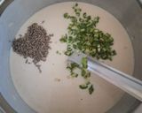 A picture of step 2 of Mix flour chilla.