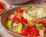 Foto del paso 4 de la receta: Ensalada de pollo y granada con vinagreta de lima y miel