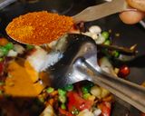 A picture of step 6 of Masala Khichdi.