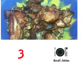 A picture of step 3 of Peppered chicken.