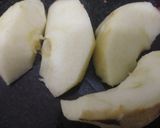 A picture of step 1 of Curd and Apple  smoothie.