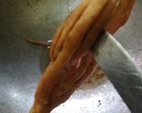 A picture of step 3 of Sweet khaja.