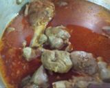 A picture of step 3 of Mutton bong nehari.