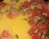 Foto del paso 9 de la receta: Huevos con chorizo / Omelette XL / Huevos revueltos 🍳