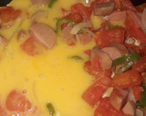 Foto del paso 9 de la receta: Huevos con chorizo / Omelette XL / Huevos revueltos 🍳