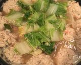 A picture of step 6 of Chicken ball Stew (Japanese Nabe).