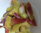 Hình bước làm 1 của món Trà đào