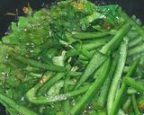A picture of step 6 of Tadka Green pulao.