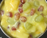 மிக்ஸட் ப்ரூட் கஸ்டட் (Mixed fruit custard recipe in tamil) ரெசிபி ஸ்டேப் 3 புகைப்படம்