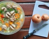 Foto langkah ke 6 dari resep Sayur Sop Bakso.