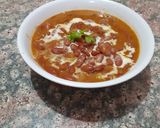 A picture of step 7 of Rajma masala.
