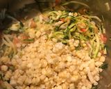 A picture of step 4 of Calabacitas con Queso.