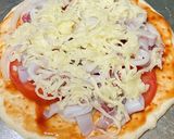 氣炸鍋烤牛肉海鮮pizza的食譜步驟3照片
