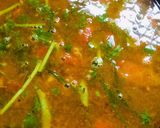 A picture of step 3 of Chota halkkusha (thumbai) rasam.