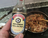 Foto del paso 7 de la receta: Ternera con arroz basmati frito y doble pimiento