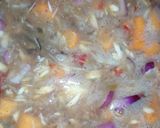 A picture of step 4 of Egg tofu with veggies (awarar kwai).