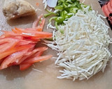 A picture of step 1 of Spring roll wrapper.