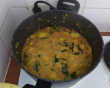Foto del paso 6 de la receta: Guiso de lentejas rojas y espinacas al curry
