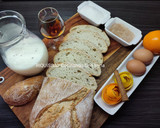 Foto del paso 1 de la receta: Torrijas al horno con mermelada de naranja amarga