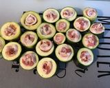 Une image de l'étape 4 de Courgettes grillées à la pancetta,épices et origan (recette plancha).