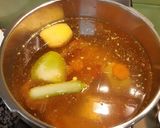 Foto del paso 1 de la receta: Caldo con pelotas