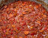 A LECSÓ (bográcsban) recept fázis 9 fotója