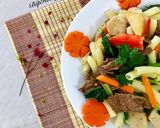 Hình bước làm 4 của món Nui Xào Thập Cẩm