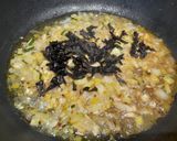 Foto del paso 4 de la receta: Bacalao cremoso con verduritas y trompeta de la muerte