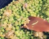 A picture of step 3 of Healthy peas with vegetables #newcookschallenge.