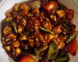 A picture of step 2 of Paneer chilli sabji.