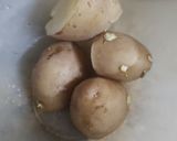 A picture of step 1 of Soya matar cutlet.