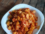 Kentang udang balado