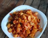 Foto langkah ke 4 dari resep Kentang udang balado.