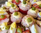 Foto del paso 2 de la receta: Tomates rellenos con salpicón de aves