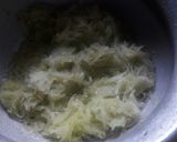A picture of step 1 of Lauki halwa without khoya.