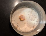 A picture of step 4 of Paneer popcorns with chilli garlic dip.