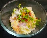 A picture of step 6 of Aloo Bharta.