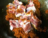 A picture of step 4 of Banjara Gosht (Banjara Mutton Curry - Rajasthani style).