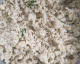A picture of step 1 of Chicken & veg mayonnaise cheese sandwich.
