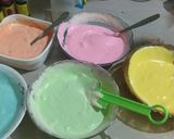 Foto langkah ke 4 dari resep Bolu Gulung Mini Pelangi.
