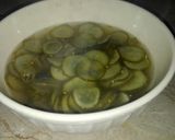 A picture of step 2 of Pickles and jalapeno.
