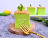 Foto langkah ke 7 dari resep Ogura Pandan cake anti gagal.