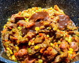 Foto del paso 5 de la receta: MEZCLA DE Arroces con Chorizo Oreado y Tocino de Cerdo🐽...!