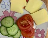 Zabpelyhes rántotta sajttal-paradicsommal töltve 🍅🥚🧀 recept fázis 2 fotója