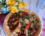 Foto langkah ke 6 dari resep Tumis Sayur Ikan Gabus (Iwak Haruan).
