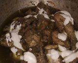 A picture of step 8 of Haryali chicken khrdai.