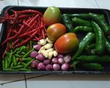 Foto langkah ke 2 dari resep Ayam Balado Cabe ijo.