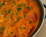 Foto del paso 10 de la receta: Pimientos del piquillo rellenos de carne y queso con salsa española